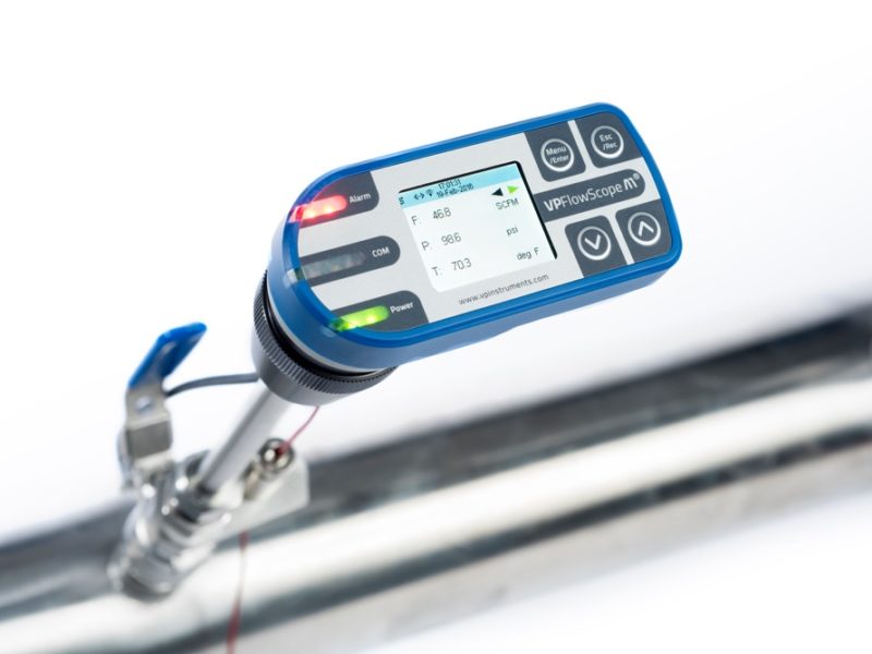 VPFlowScope M industry 4.0 flow meter VPFlowScope M flow meter for compressed air and industrial gasses