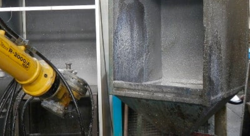 Compressed air savings in metal industry