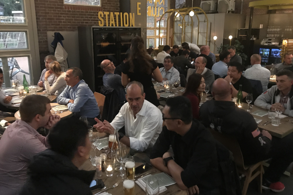 VPInstruments Distributor Days 2019 dinner Amsterdam