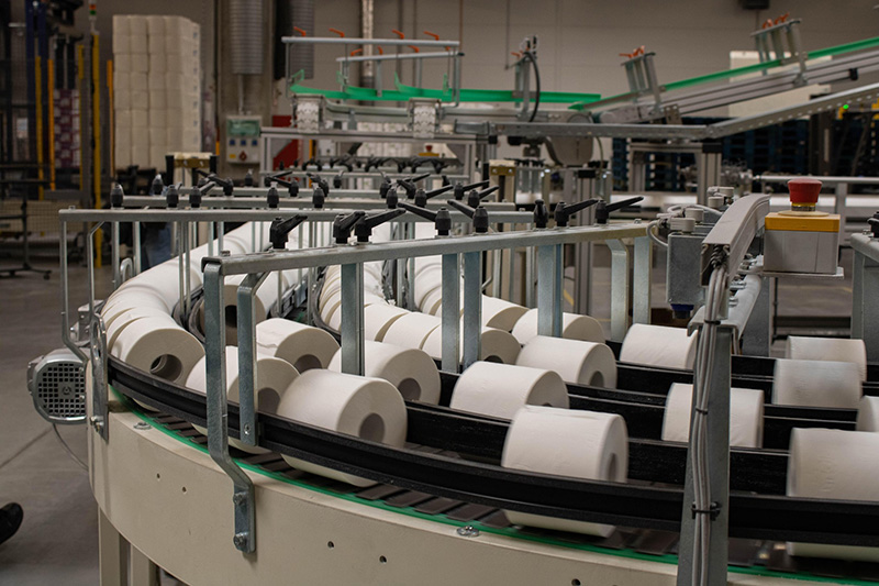 Compressed air savings in the paper industry